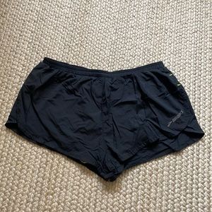 Men’s Brooks Running Shorts Black Lined Size Small, 2 secret pockets